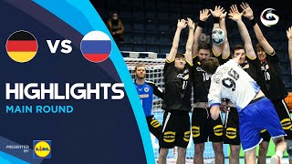 Germany vs Russia  Highlights  Mens EHF EURO 2022 [upl. by Aiket]