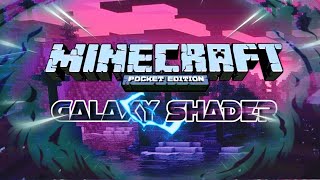 Galaxy Shader Minecraft Bedrock 121 mcpe mcpeshaders [upl. by Osnofedli899]