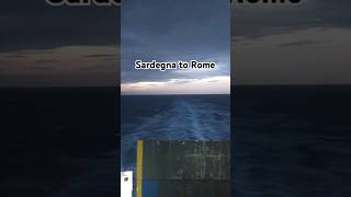 Viaggiare con la nave da Sardegna a Roma italy [upl. by Aikemet237]