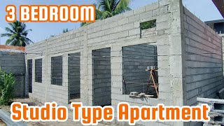 Pag Asinta Sa 3 Bedroom Studio Type Apartment Tapos Na [upl. by Analram]