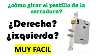 ¿como girar el pestillo de la cerradura puerta cerradura pestillo [upl. by Jerrol]