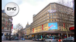 Galeries Lafayette Haussmann  Paris France HD [upl. by Twitt]