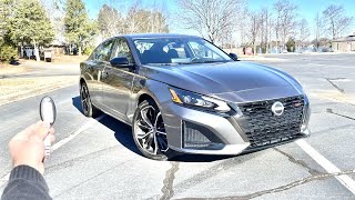 2023 Nissan Altima 25 SR AWD Start Up Test Drive Walkaround POV and Review [upl. by Adnuahsal608]