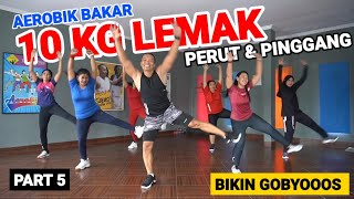 10 KG LEMAK PERUT amp PINGGANG RONTOK  AEROBIK SUPER GOBYOSS [upl. by Isle]