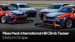 IONIQ 5 N TA Spec Pikes Peak International Hill Climb Teaser  Hyundai N [upl. by Nonnahs]