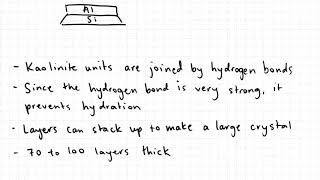 33 Kaolinite Montmorillonite Illite [upl. by Nueoras]