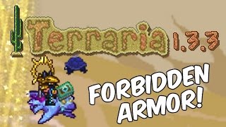 Terraria 133 FORBIDDEN ARMOR  New Mage amp Summoner Set  Cast Sandstorms [upl. by Mauchi]