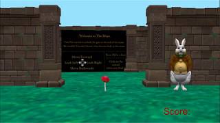 Alice 3 Maze Game  Demonstrating score system [upl. by Kepner]