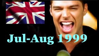 UK Singles Charts  JulyAugust 1999 [upl. by Ddene801]