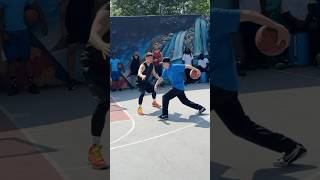 Delivery man EXPOSES Streetball Hoopers and BREAKS ANKLES [upl. by Kehsihba]