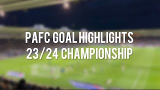 PAFC all goals championship 2324 season [upl. by Neruat]