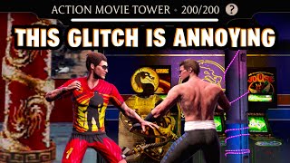 Action Movie Tower 200 in MK Mobile with GOLD TEAM This Johnny Cage Glitch is ANNOYING [upl. by Gaven449]