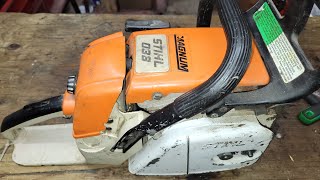 Stihl 038 Magnum Sitting for years will it run [upl. by Namara]