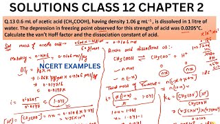 06 mL of acetic acid CH3COOH having density 106 gmL is dissolved in 1 litre of water [upl. by Rehpotsirc]