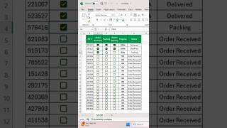 Powerful tracker in Excel using checkbox ✅ excel checkbox exceltips [upl. by Ynnoj]