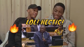 HAHA Chaos In Parliament Bantu Holomisa vs Jacob Zuma  Reaction [upl. by Uahsoj]