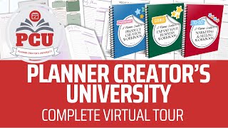 Planner Creators University  Complete Tour and How to Get Started [upl. by Nywles128]