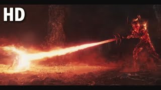 Thor VS Surtur Full Fight Opening Scene Thor Ragnarok Movie 2017 [upl. by Aivun]