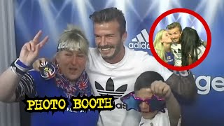 When Fans Were Shocked After Seeing David Beckham In The Photo Booth [upl. by Aicen]