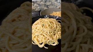 Creamy Garlic Parmesan Pasta Easy Recipe shorts [upl. by Neerahs]