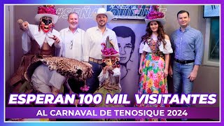 Esperan 100 mil visitantes al Carnaval de Tenosique 2024 [upl. by Xad]