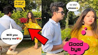 Marriage Proposal Gone Wrong 😑 Prank On Girlfriend [upl. by Eob]