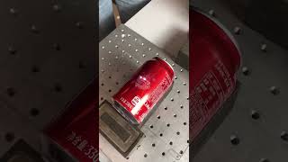 Customized laser engraving of CocaCola [upl. by Aicilec]