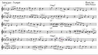 Trumpet jazz Improvisation lesson  Beginner Level  quotThursday Dixieland Trumpetquot score [upl. by Ez]