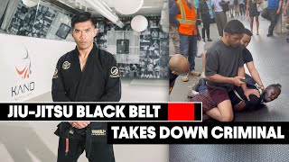 BJJ Black Belt in Street Fight [upl. by Kopans]