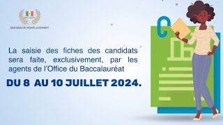 Bac 2024  Inscription pour la session de remplacement [upl. by Briant]