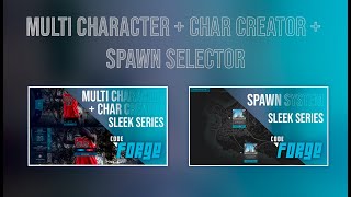 NEW MultiCharacter  CharCreator  Spawn compatible with Illenium  FiveM Script ESXQBQBOX [upl. by Phillida]