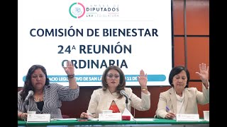 EN VIVO  Reunión Ordinaria de la Comisión de Bienestar [upl. by Schrader]