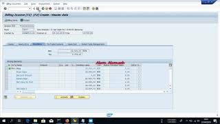 SAP BILLING VF01 [upl. by Rockwood490]