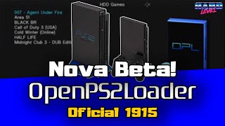 Open PS2 Loader OPL 120 Nova Beta 1915 Melhorias para MX4SIO ou não [upl. by Sardella]