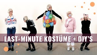 👕✂ LastMinute Kostümideen für Fasching  DIYs von Gerdi ♡ [upl. by Nations]