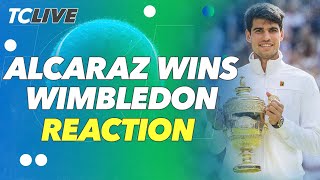 Carlos Alcaraz Defeats Novak Djokovic To Win Second Straight Wimbledon Title  Tennis Channel Live [upl. by Sheffie]