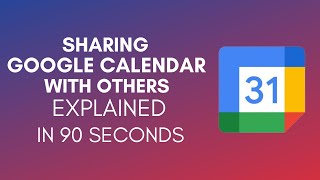 How To Share Google Calendar With Others 2024 [upl. by Walczak100]