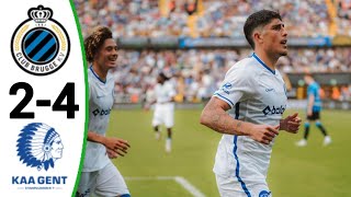 Club Brugge vs Gent 24 Omri Gandelman Goal All Goals and Extended Highlights [upl. by Jacquetta]