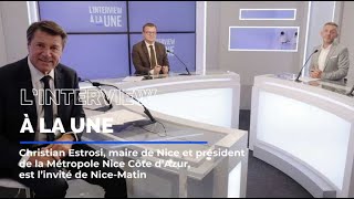 Christian Estrosi Maire de Nice est linvité de LInterview à la une [upl. by Aelhsa472]