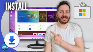 How To Install Microsoft Store In Windows 10 [upl. by Nakashima536]