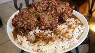 Oxtails Smothered in Gravy over rice [upl. by Notsob885]