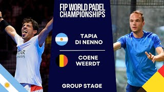 TAPIADI NENNO VS COENEWEERDT  WORLD PADEL CHAMPIONSHIPS 2024  HIGHLIGHTS MATCH 2 [upl. by Anrym]