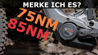 Bosch Performance CX Gen4  75NM vs 85NM  Unterschiede oder sowas Sinnloses [upl. by Anaher]