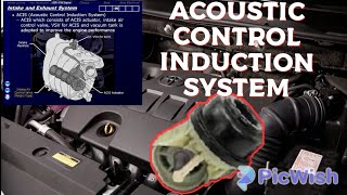 Acoustic Control Induction System Or Intake Mainfold Tunning Valve system 2zrFAE 3zrFAE [upl. by Cigam]