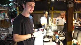 【Sequel】A young Japanese food stall master from France A day of anime lover Jeff 屋台 赤ちょうちん [upl. by Eelarol]