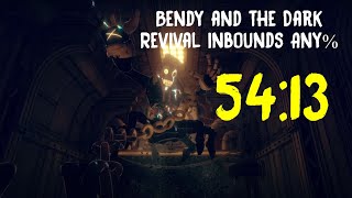 Bendy and the Dark Revival Any Inbounds in 5413 World Record [upl. by Burnsed798]