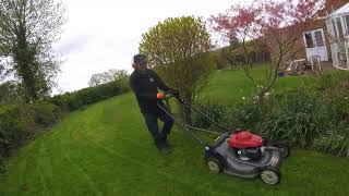 Honda HRX 537 Lawn Mowing [upl. by Gnex]