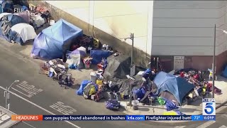 Newsom vows to withhold funding from California cities that fail to clear homeless encampments [upl. by Honan869]