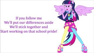 My Little Pony  Equestria Girls Cafeteria Song Lyrics [upl. by Nay797]