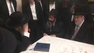 R Sholom Rubashkin at the home of R Malkiel Kotler Rosh Yeshivas BMG [upl. by Eitteb]